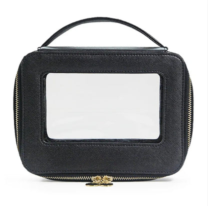 Nuovo Trasparente Trousse Borse da Viaggio, Porta Trucchi Alla Moda