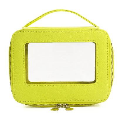 Nuovo Trasparente Trousse Borse da Viaggio, Porta Trucchi Alla Moda