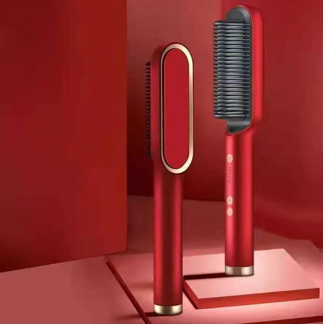 Pettine raddrizzante per capelli con riscaldamento elettrico multifunzionale